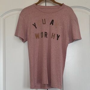 Empowering Pink Short Sleeve Tee